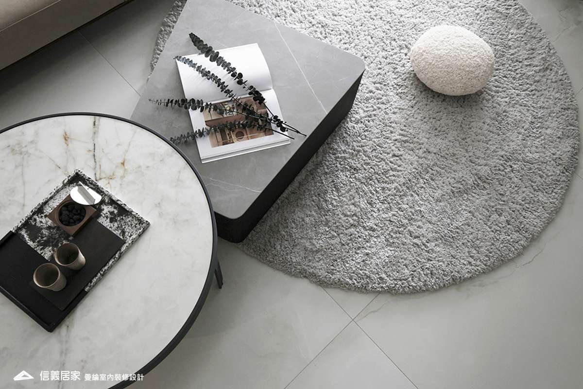 局部-4-大理石 大板磚 烤漆 藝術漆 鍍鈦飾條 明鏡