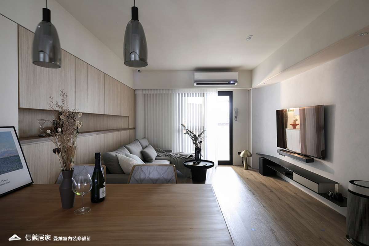 客廳-5貓洞 藝術漆 烤漆玻璃 壁燈 進口五金把手 花磚