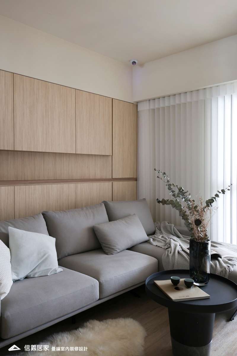 客廳-6貓洞 藝術漆 烤漆玻璃 壁燈 進口五金把手 花磚