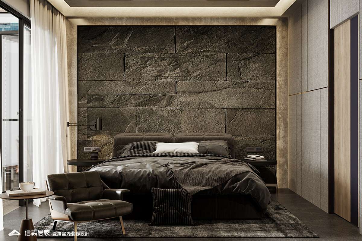 客房-1-招待所 奢華風 大理石 鍍鈦飾條 水晶吊燈 大板磚