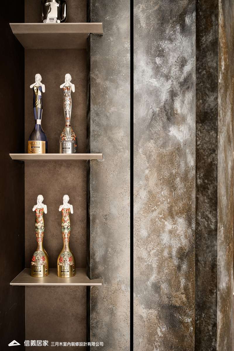 商空設計_藝術塗料 展示櫃