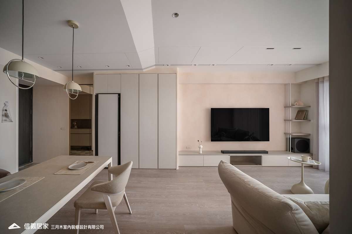 夢幻美式_客廳1_電視牆 電子衣櫥