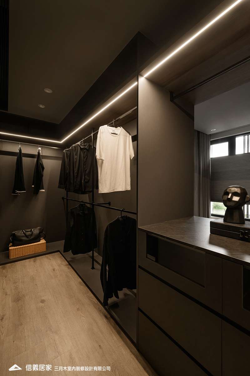 智能透天宅_臥房2_更衣間