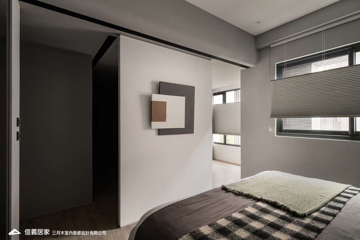 智能透天宅_臥房3_開放式