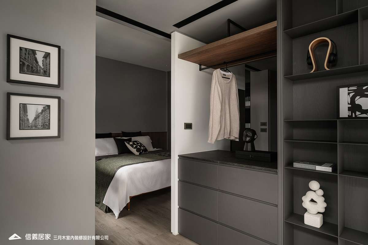 智能透天宅_臥房展示櫃 收納櫃