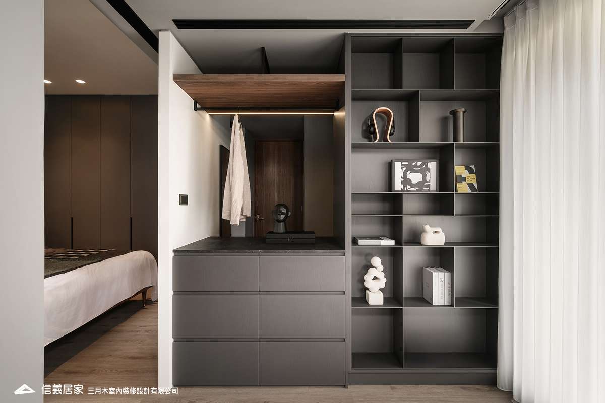 智能透天宅_臥房展示櫃 汙衣櫃