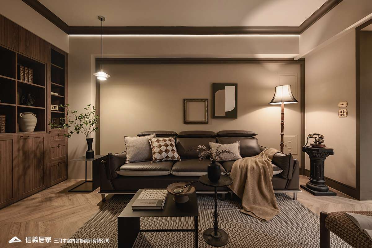 異國殖民風宅_客廳1