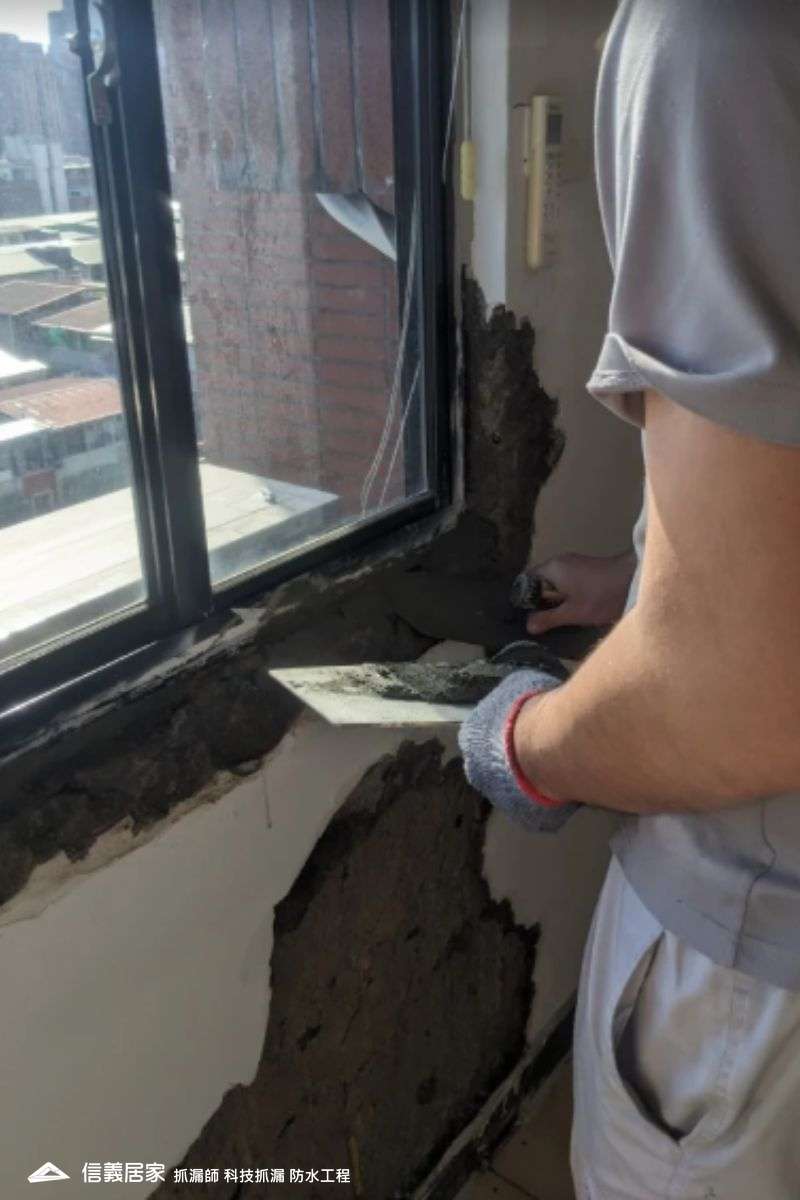 30防水工程｜窗框漏水工程 鋁窗防水矽膠重作