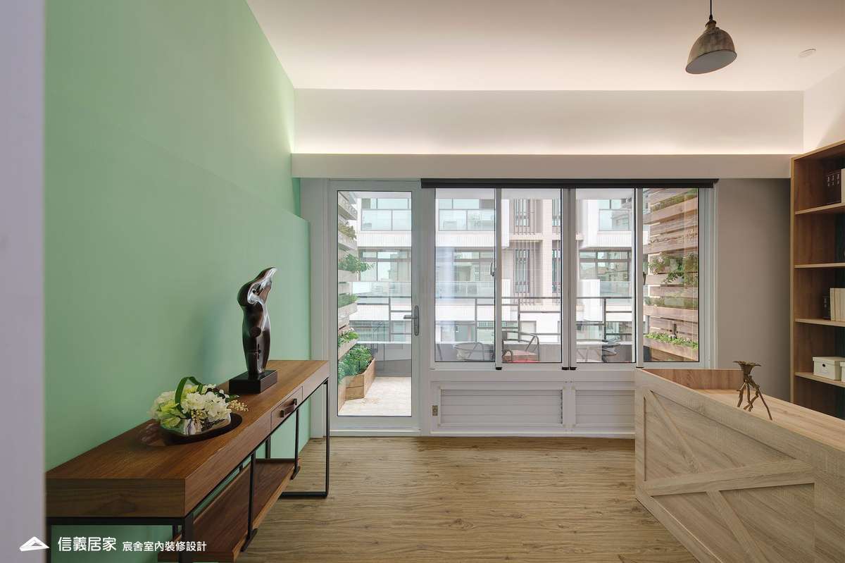 41.書房_系統櫃_綠色