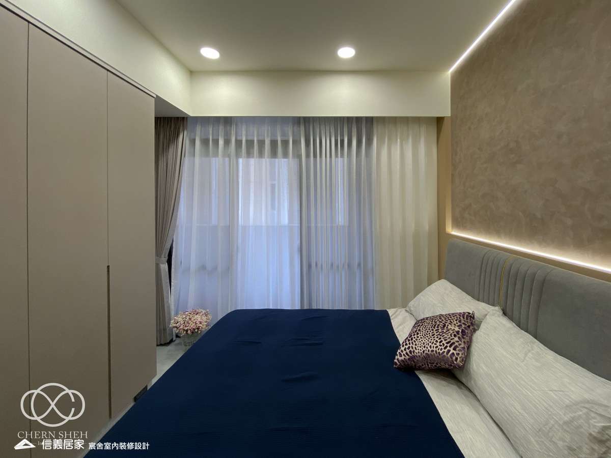 23.臥室_系統櫃_米色_特殊漆_輕奢風