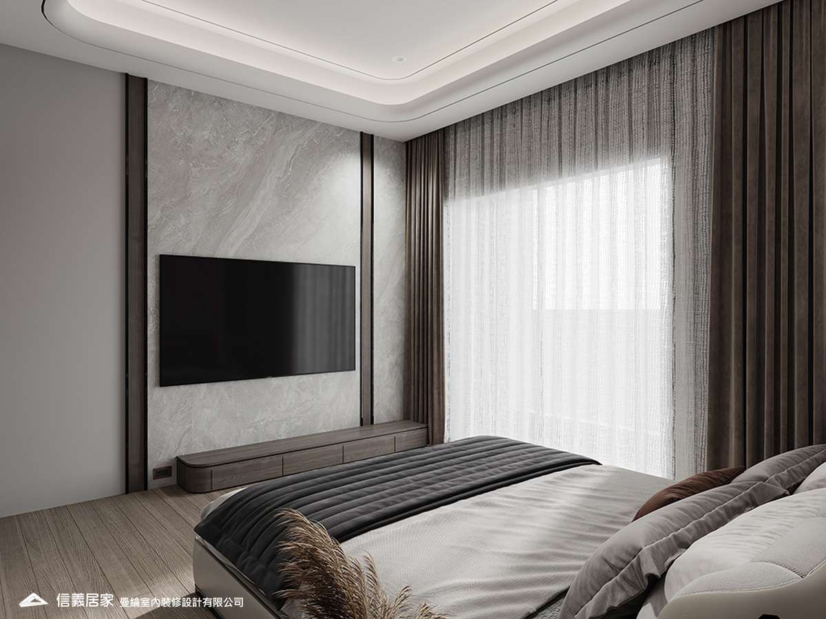 主臥-2-退休宅 輕奢風 大板磚 訂製宅 無障礙空間