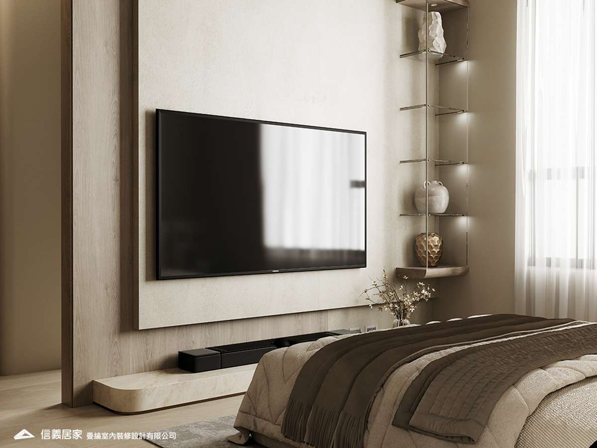 主臥-4-退休宅 輕奢風 大板磚 訂製宅 無障礙空間