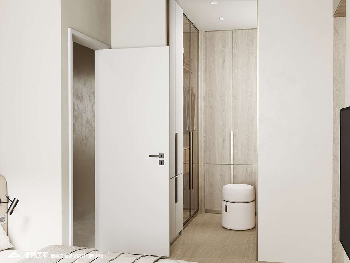 主臥-5-退休宅 輕奢風 大板磚 訂製宅 無障礙空間