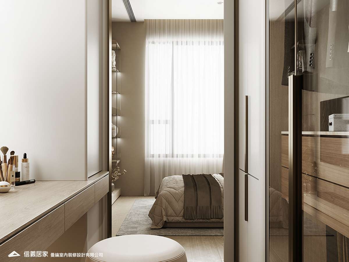 主臥-8-退休宅 輕奢風 大板磚 訂製宅 無障礙空間