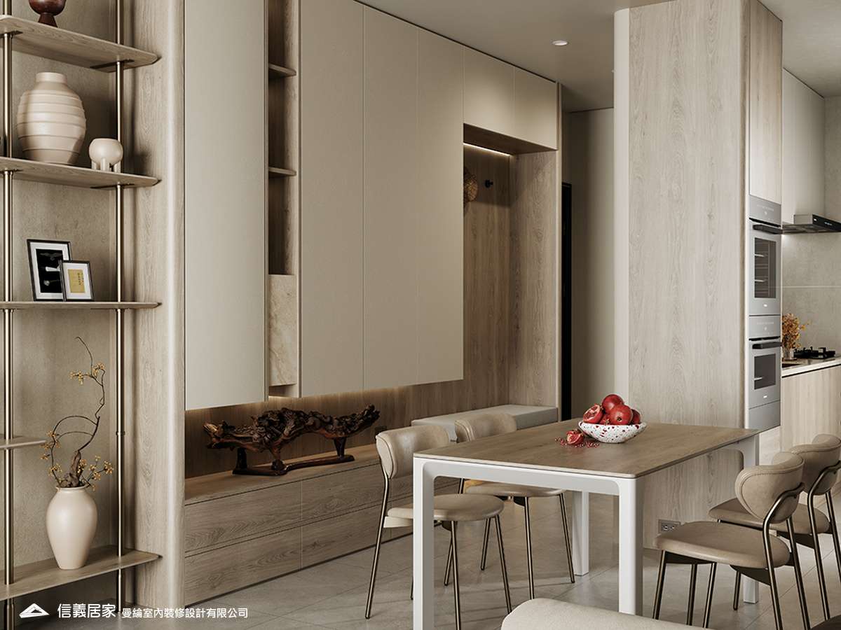 玄關-1-退休宅 輕奢風 大板磚 訂製宅 無障礙空間