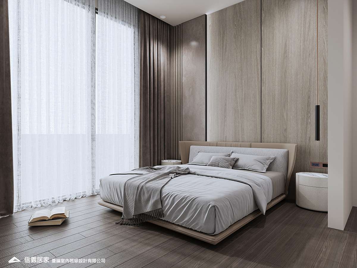主臥-1-退休宅 輕奢風 大板磚 訂製宅 無障礙空間