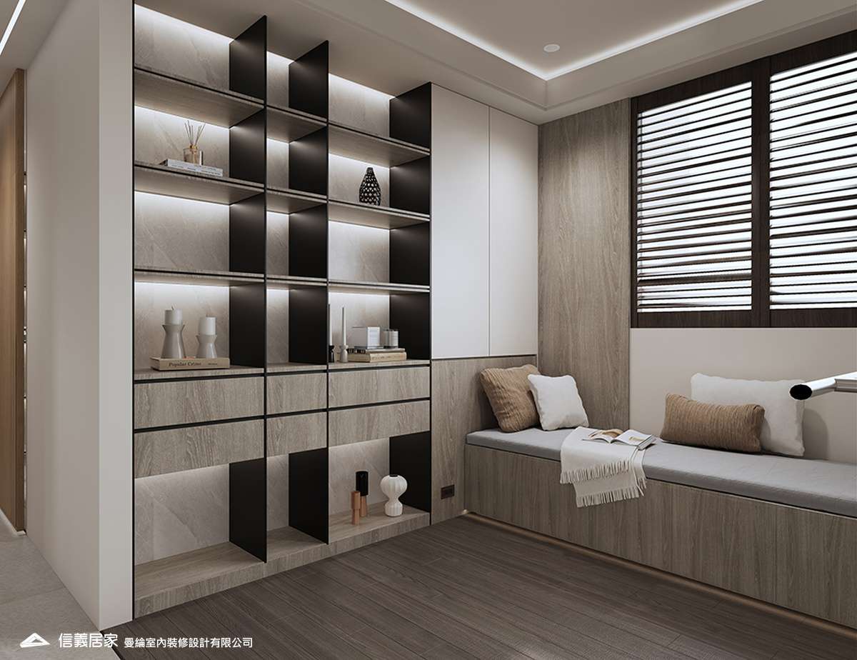 多功能房-1-退休宅 輕奢風 大板磚 訂製宅 無障礙空間