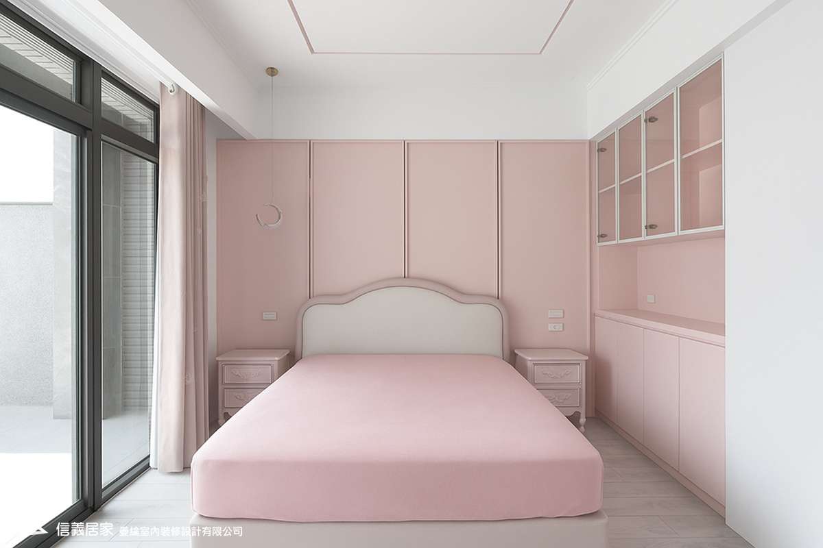 主臥-1-退休宅 輕奢風 大板磚 訂製宅 美式現代風