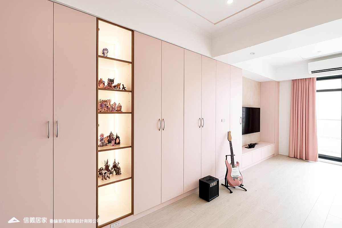 主臥-3-退休宅 輕奢風 大板磚 訂製宅 美式現代風