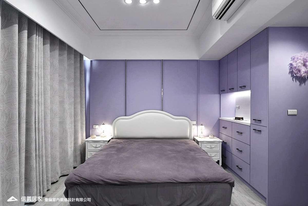 次臥-1-退休宅 輕奢風 大板磚 訂製宅 美式現代風