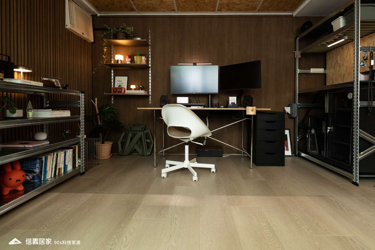 頂級SPC石塑卡扣地板、維也納淺橡木