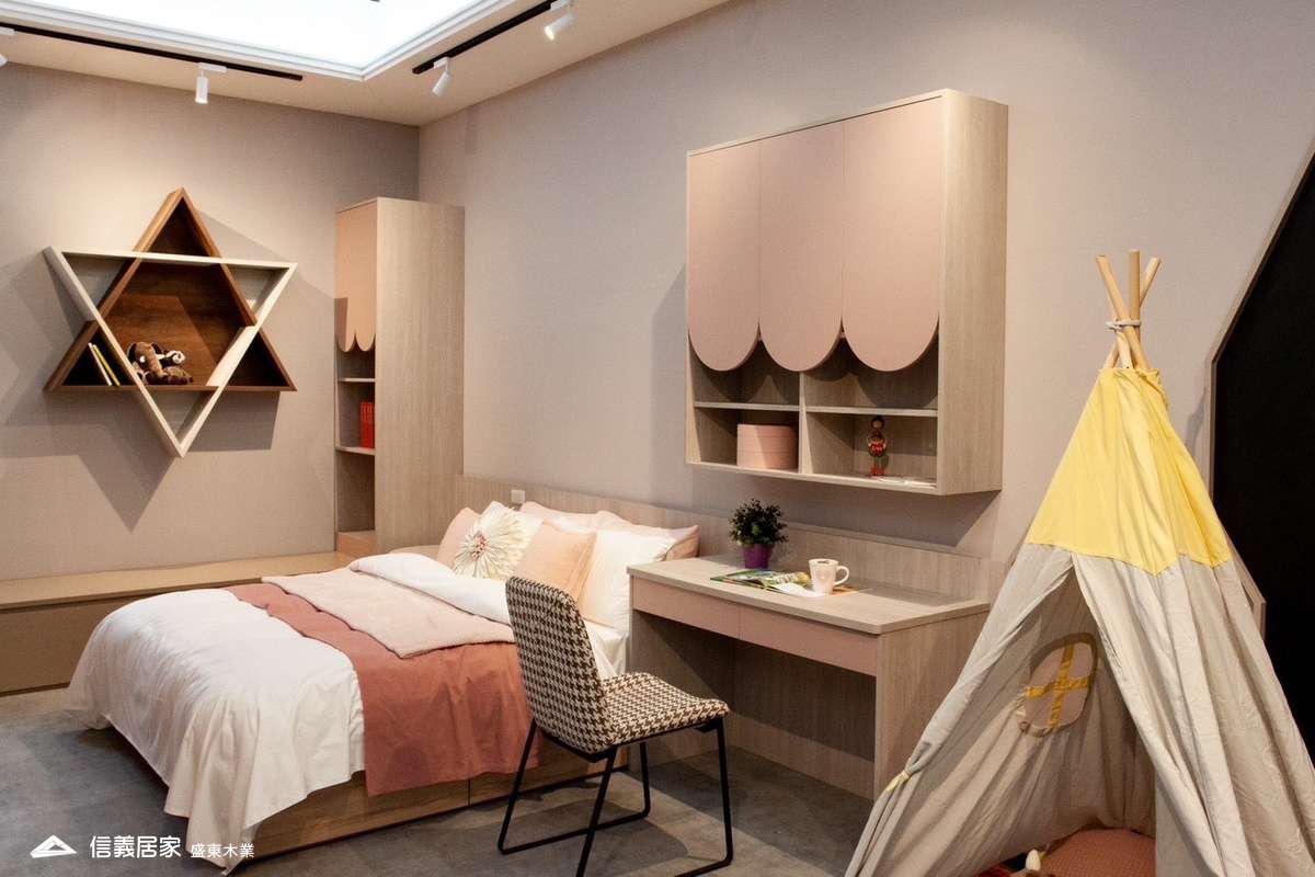 展示間X兒童房床架抽屜抽納