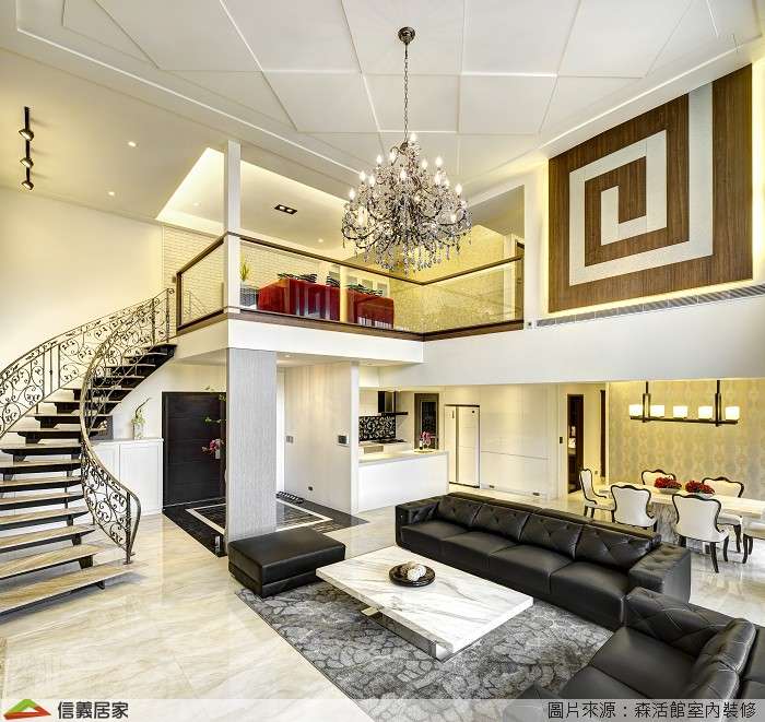 米色樓梯,米色樓中樓室內裝潢設計，包括裝潢圖片