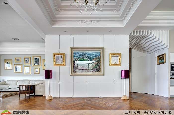 白色客廳室內裝潢設計，包括裝潢圖片