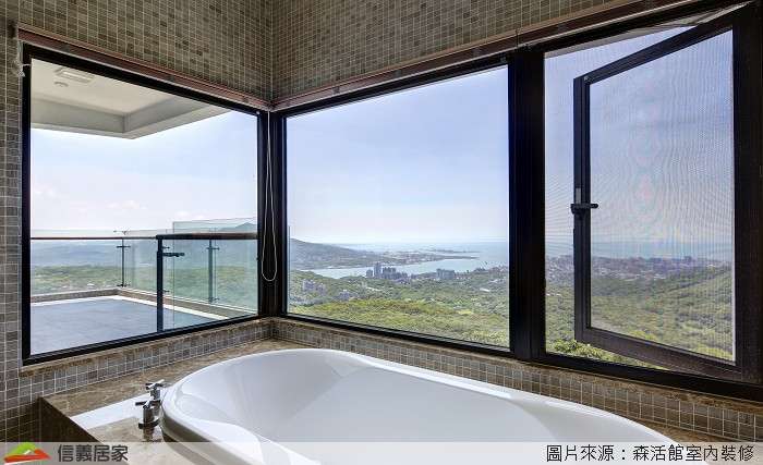 灰色浴室室內裝潢設計，包括浴缸裝潢圖片